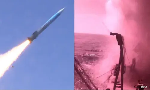 Pakistan Navy conducts successful test of indigenously developed anti-ship ballistic missile: ISPR
