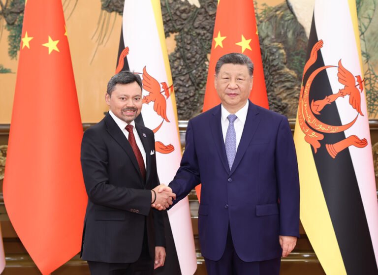 Xi Jinping meets Brunei crown prince in Beijing