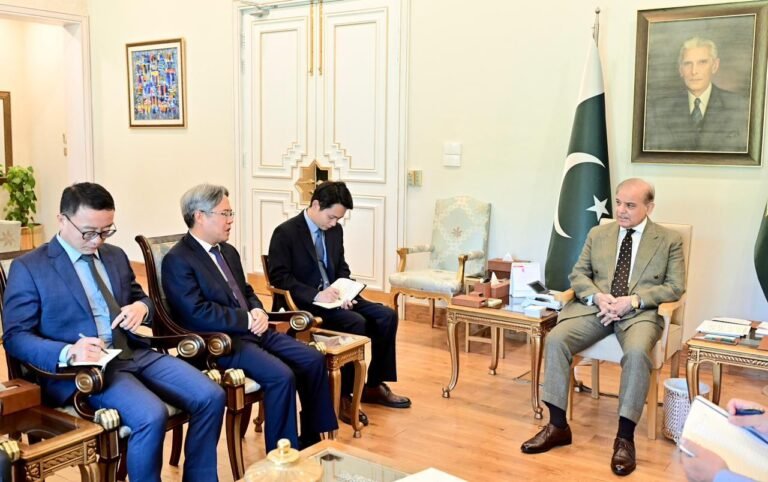 PM Shehbaz urges follow-up on recent MoUs in meeting with Chinese envoy