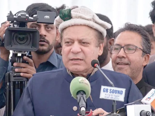 Nawaz raises ouster issue during G-B election rallies